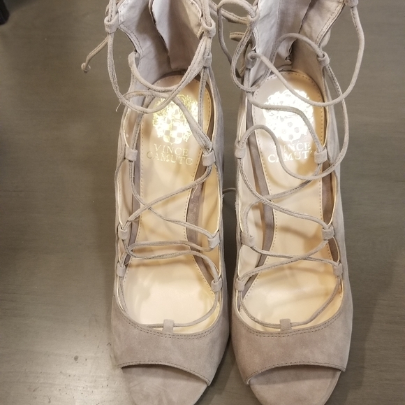 Vince Camuto Sandra open toe heels 8.5 - Picture 7 of 10